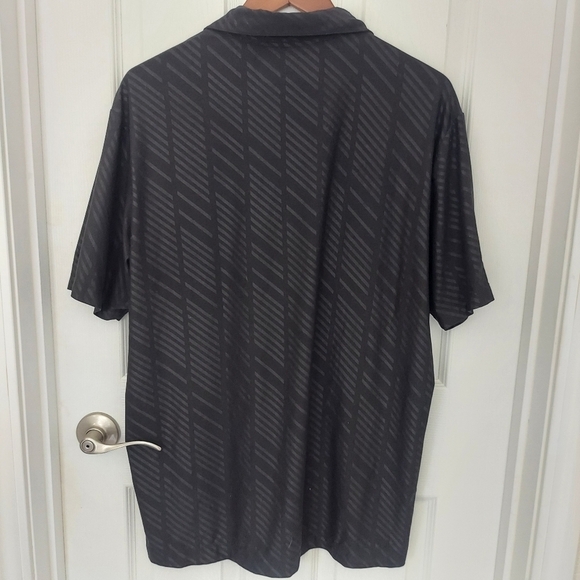 Nike Dri-Fit Golf Polo Shirt Black Medium - Picture 4 of 5